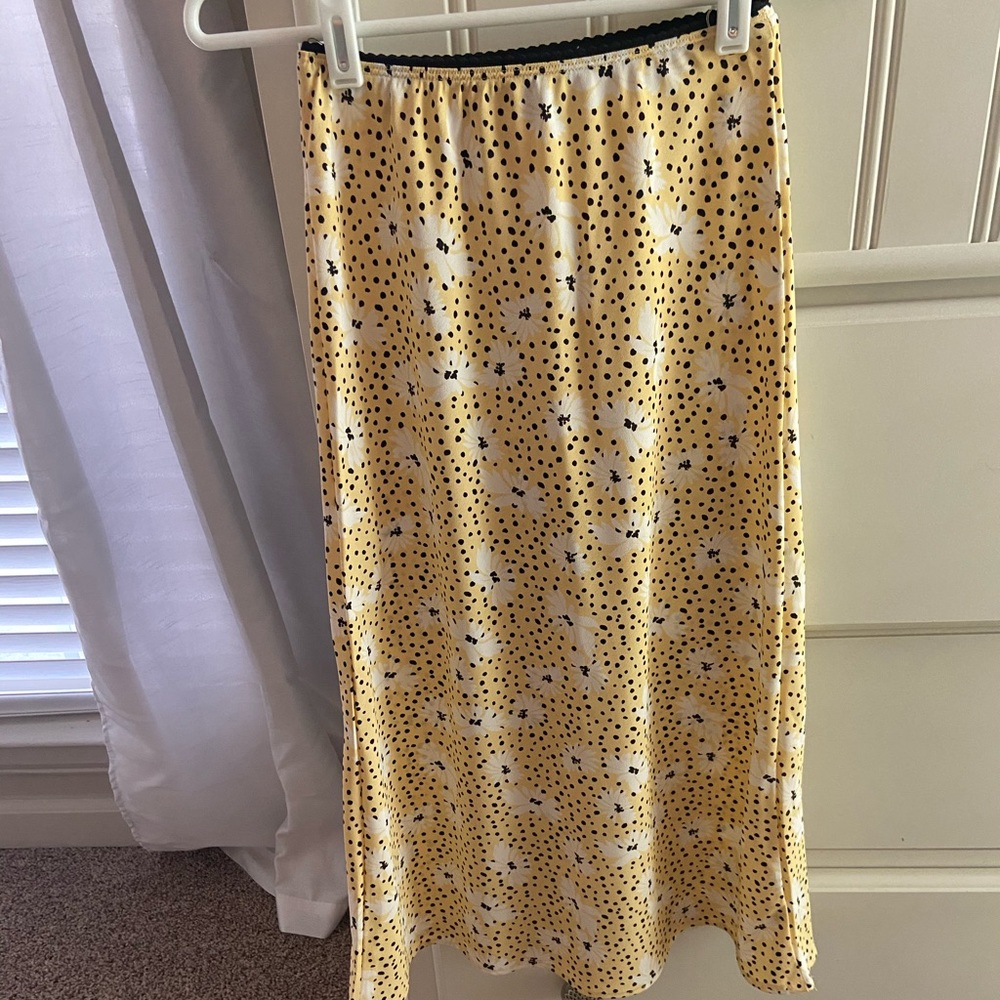 Floral Midi Skirt